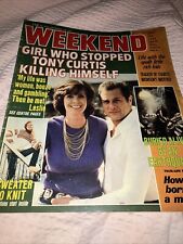 Tony Curtis. Angela Rippon