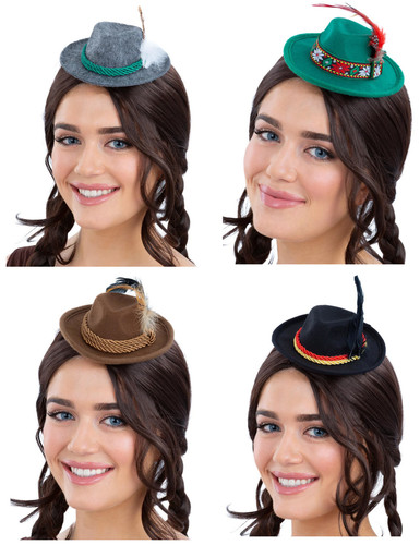 Mini bavarian trenker hats - trenker,