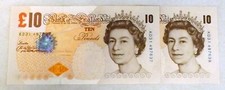 2 x £10 Notes, Chris Salmon, 2011-2014, KD31 497639, KD31 497637