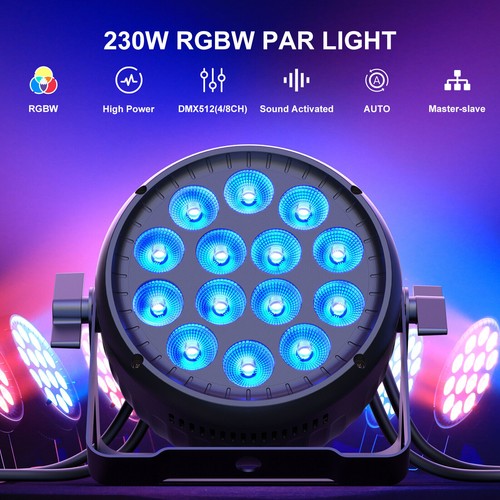 230w 14led par can rgbw - can, lights
