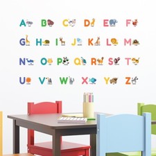 Decowall Animal Alphabet ABC