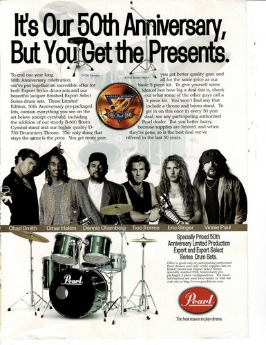 Pearl drums chad smith - pearl,