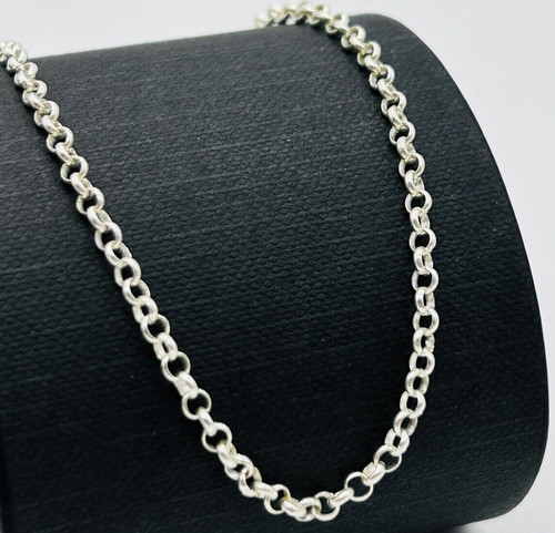 Solid 925 sterling silver 3mm - silver,