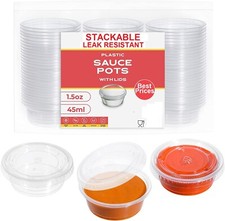 Round Clear Plastic Deli