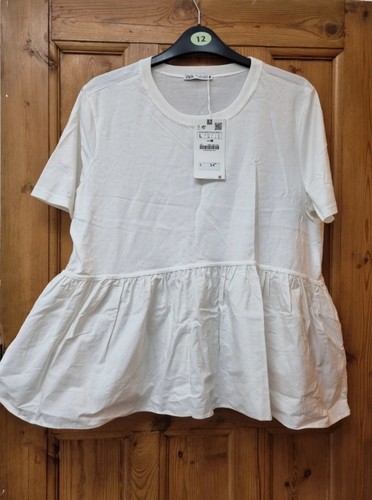 Ladies white top size zara - ladies,