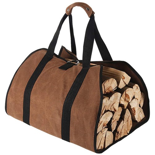 Large canvas log carrier - log, bag