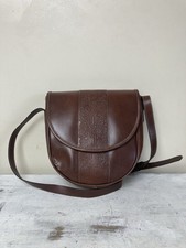 Vintage leather handbag saddle - leather,