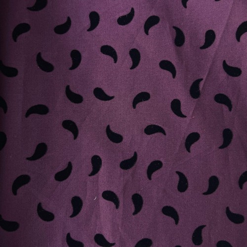 Cotton velvet flock print - &,