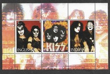 KISS ROCK MUSIC SPECIAL STAMPS