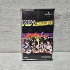 Kiss - Unmasked Cassette Tape Album 1989 Original Mercury Green Paper Labels VGC