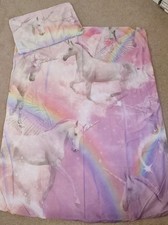Next Girls Unicorn Toddler Bed Duvet Cover And Pillowcase