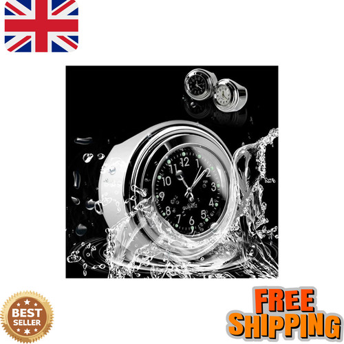 Motorcycle clock handlebar - motorcycle,