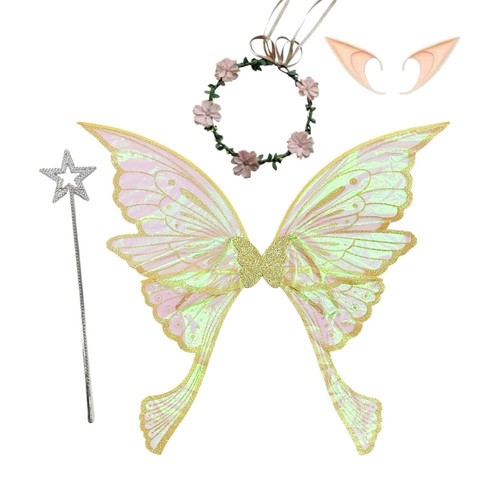 Fairy butterfly wings - butterfly, set