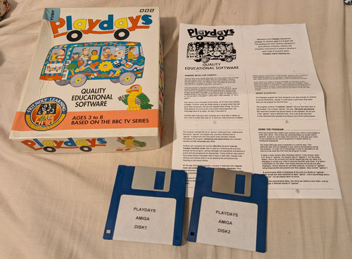 Bbc playdays amiga game with - amiga,