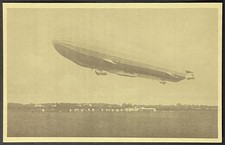 Zeppelin Airship in Air