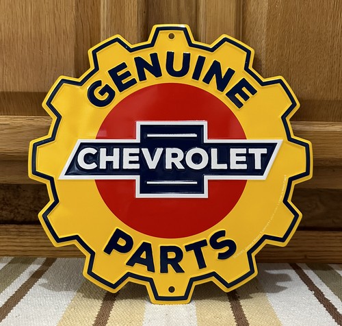Chevrolet metal sign genuine - metal,