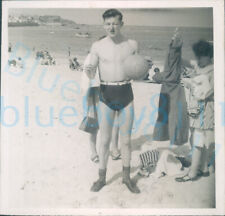 1950 Tour to Lands end Newquay Cornwall Photo On the beach