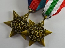 Pair of Bronze WW2 Campaign