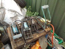 old Vintage Foot Pumps qty 4