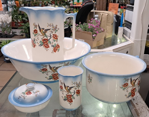 Vintage new hall pottery - vintage,