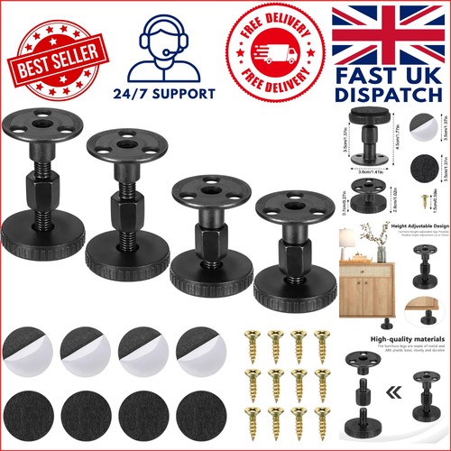 Threaded table leg extenders - table,
