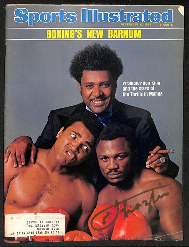 Joe frazier signed autographed - joe, signed/autographed