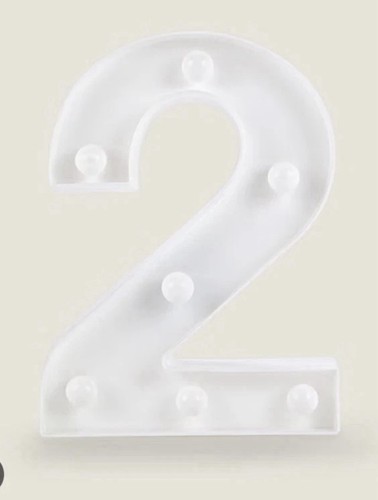 Led number standing - number,