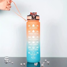 Water Bottle with Straw