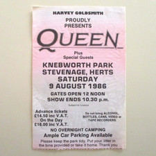 Queen Knebworth Park 1986