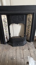 Cast Iron Victorian Fireplace Refurbished