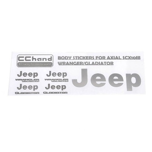Rc4wd metal logo decal - decal, sheet