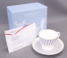 WEDGWOOD Britannia Maiden Voyage Commemorative Teacup & Saucer BOXED - N48