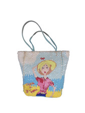 Anya Hindmarch Bag Small Vintage Tote 90s Full Sequin Girl St Tropez Beach Mini