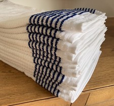 Authentic Wincraft Tour Caddy Golf Towel Blue Striped 44” X 22” Tiger Woods