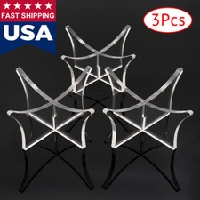 US 3pcs Acrylic Clear Ball