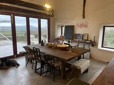 Very Large Oak Plank Reclaimed Dining Table