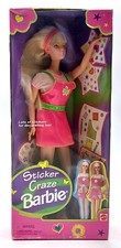 1997 Sticker Craze Barbie Doll