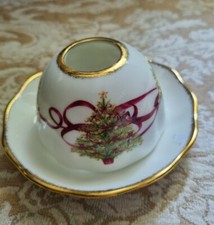 Royal Albert Old Country Roses Christmas Tree fairy lamp candle holder