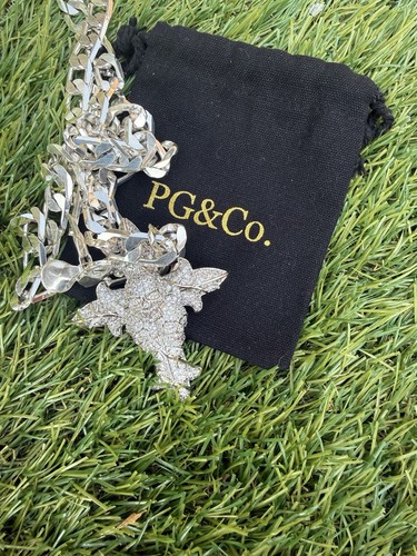Real 925 silver large diamond - 925,