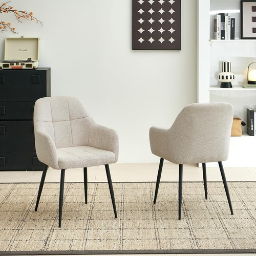 Set beige dining chairs - 2,