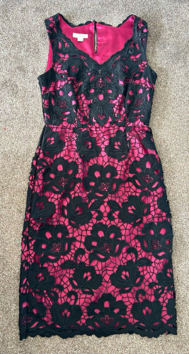 Monsoon pink black floral - uk, pink/black