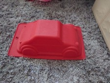 Large Red Car Silicone Cake