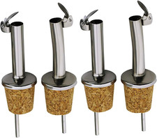 Pack of 4 Stainless Steel &