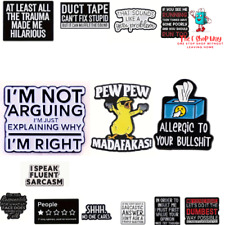 Funny Enamel Pin Badge -