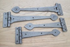 Antique Wrought iron Vintage spear arrow Heavy Duty Door Gate t-hinge Tee Hinges