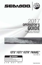 Sea-Doo Owners Manual Book