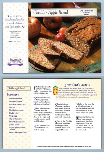 Cheddar apple bread - bread, breads