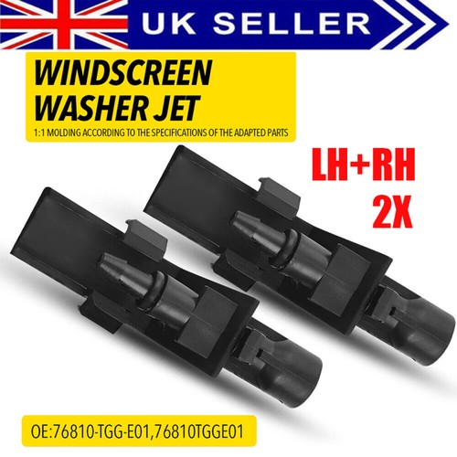 Front windscreen washer jet - 2x,