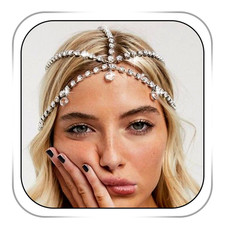 Rhinestone Head Chain Jewelry