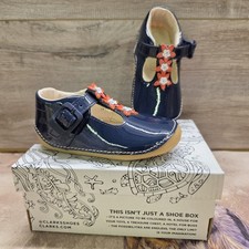 Clarks Girl Shoes Toddler Navy